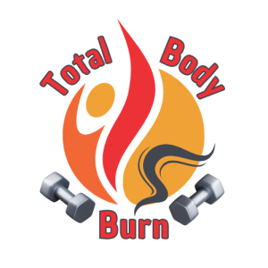 Total body burn class logo. best group fitness classes in Rutland, Vermont. fun full-body strength workout with a few cardio bursts where participants move at their own pace using their own bodyweight and dumbbells. Interval training sets of work are used to create maximum fitness benefits. Easy to follow for every fitness level, we will work and then rest using optimal timing for maximal fat burn and strength gains.